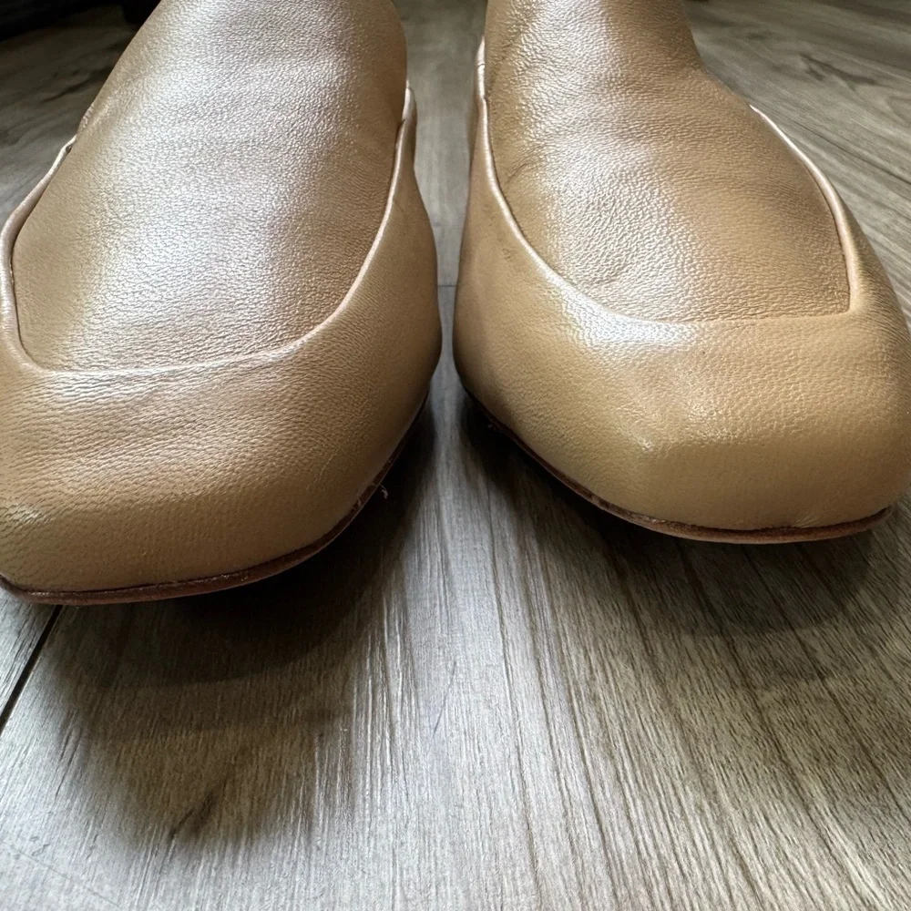 Vince Brette leather Loafer Women's Sz 5.5 Color Cappuccino tan NEW slip on shoe - Picture 3 of 12